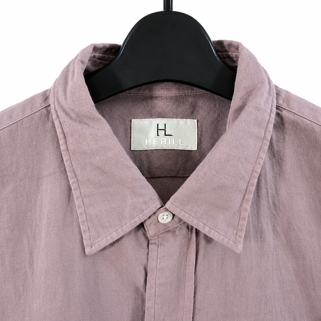 헤릴 HERILL 코튼 캐시미어 브러시 레귤러 칼라셔츠 상품이미지3