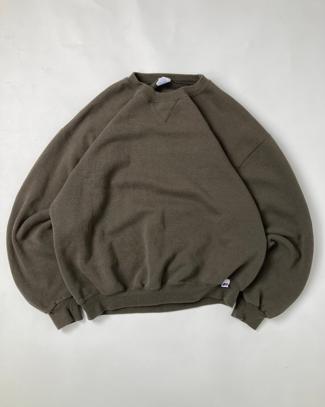 90s Russell Sweatshirt (dark olive) 상품이미지1