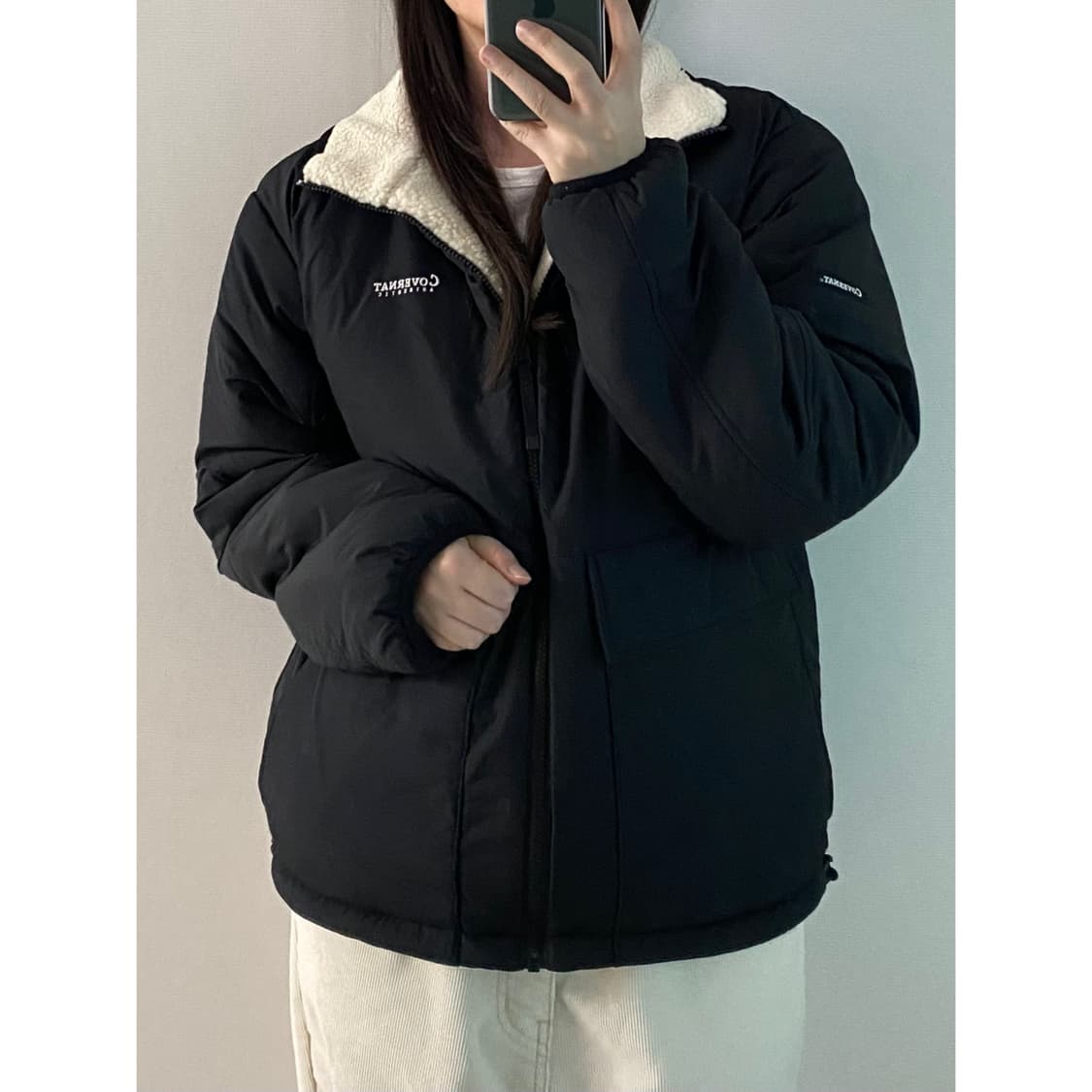 커버낫 리버시블 후리스점퍼 상품이미지2