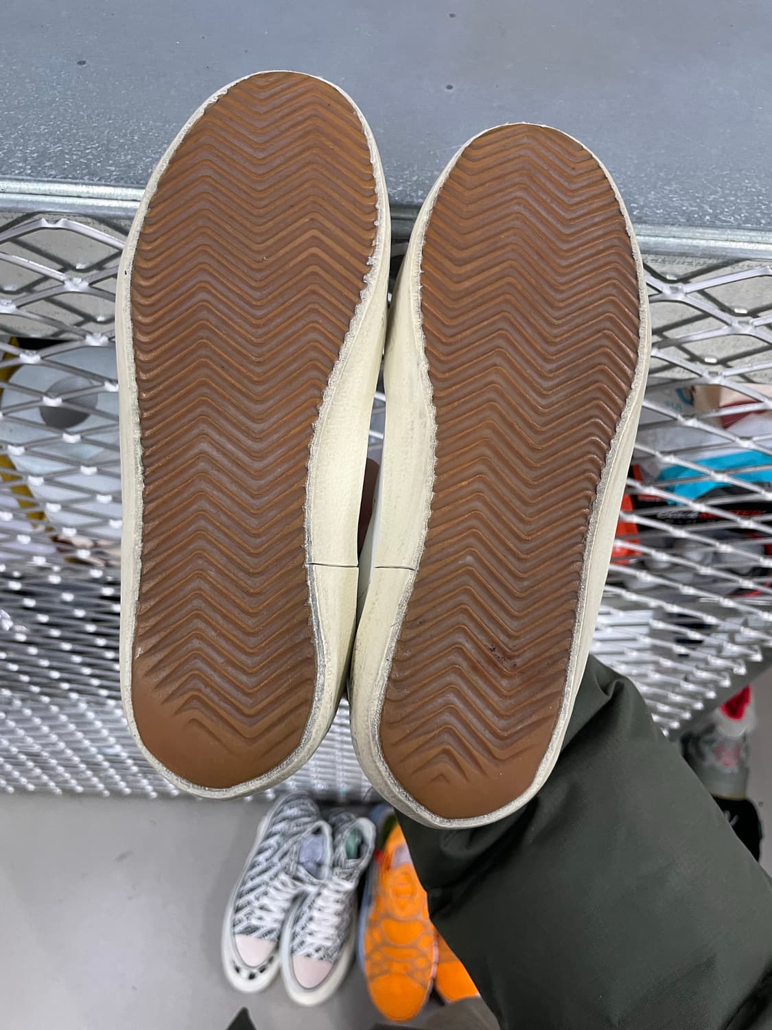 골든구스 슈퍼스타 화이트 크림 블루탭 36 상품이미지6