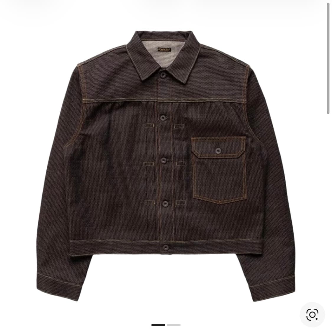 캐피탈 센츄리 데님 1세대 자켓 N5S 브라운(size 2) 상품이미지1