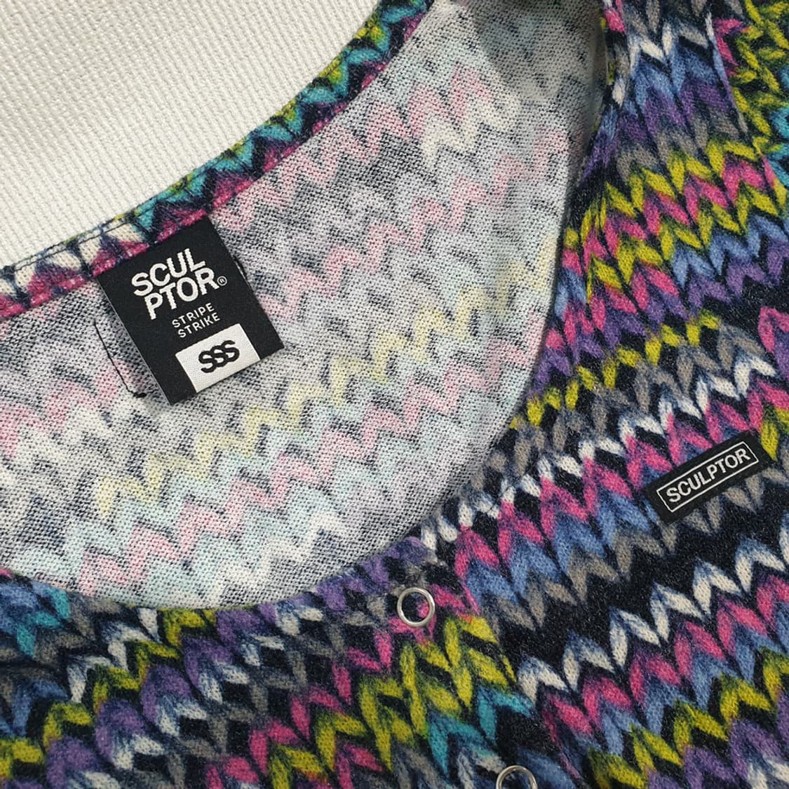 스컬프터 크롭 가디건 상품이미지3