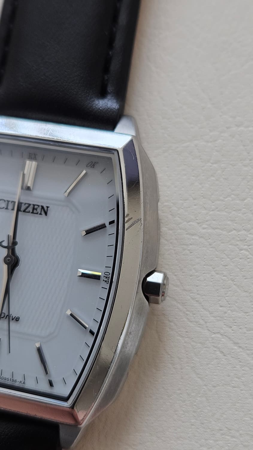 빈티지 시티즌 에코드라이브 가죽시계 상품이미지4
