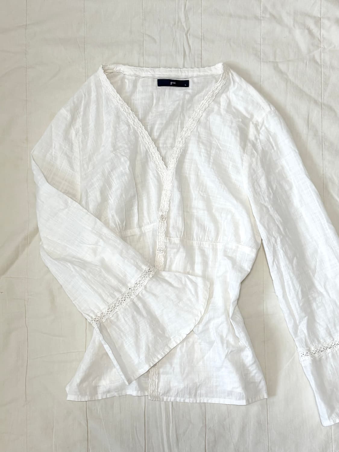 모리걸 펀칭 가디건 상품이미지1