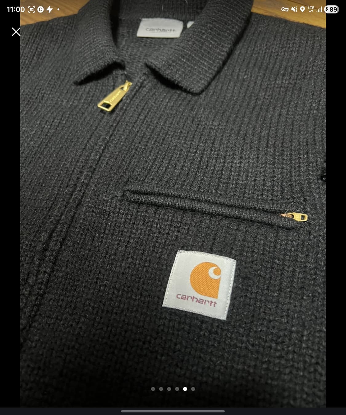 칼하트 디트로이트 니트자켓 판매합니다.  상품이미지4