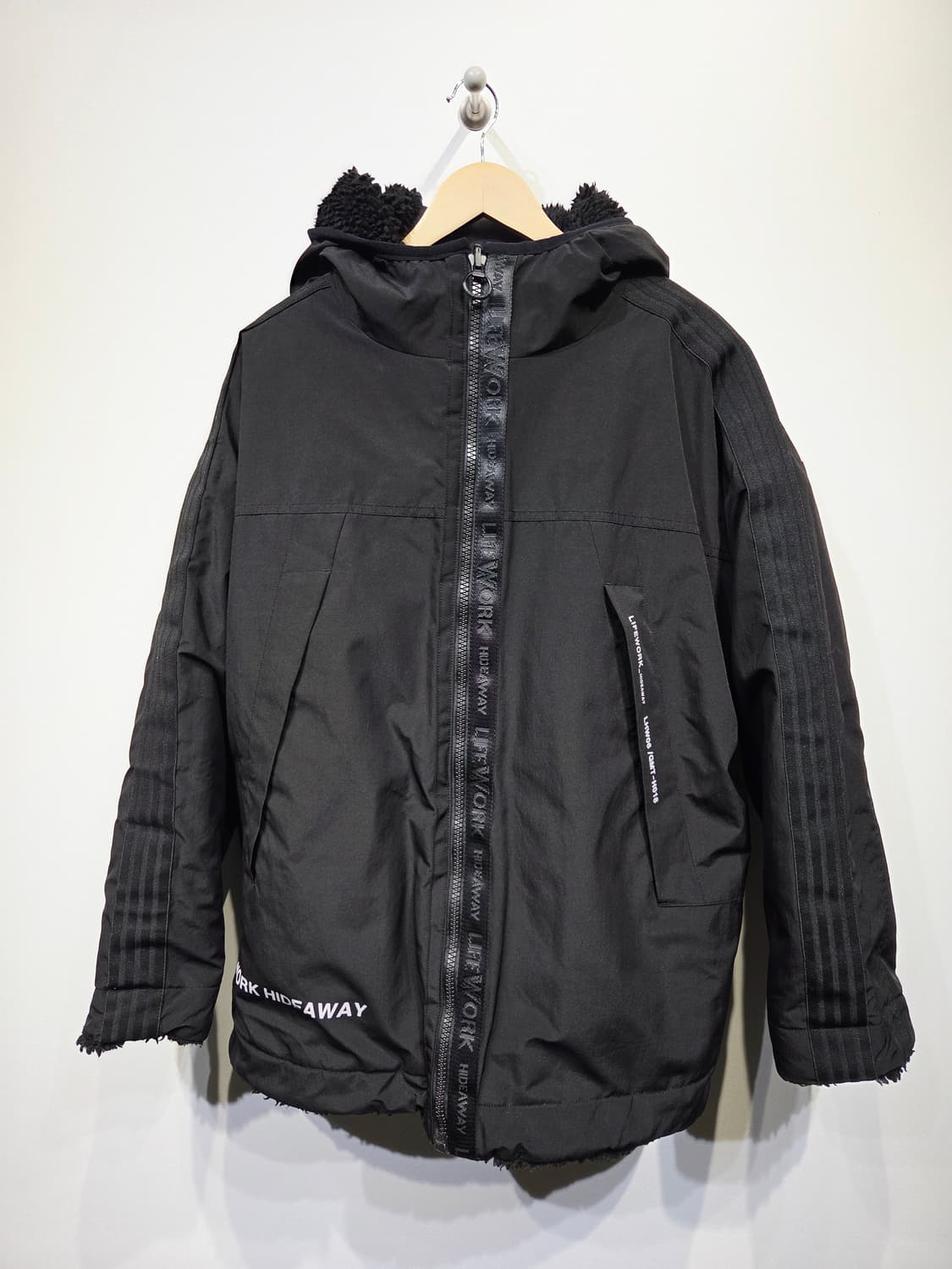 라이프워크 리버시블 쉐르파 버블링 후리스 후드자켓_L 상품이미지2