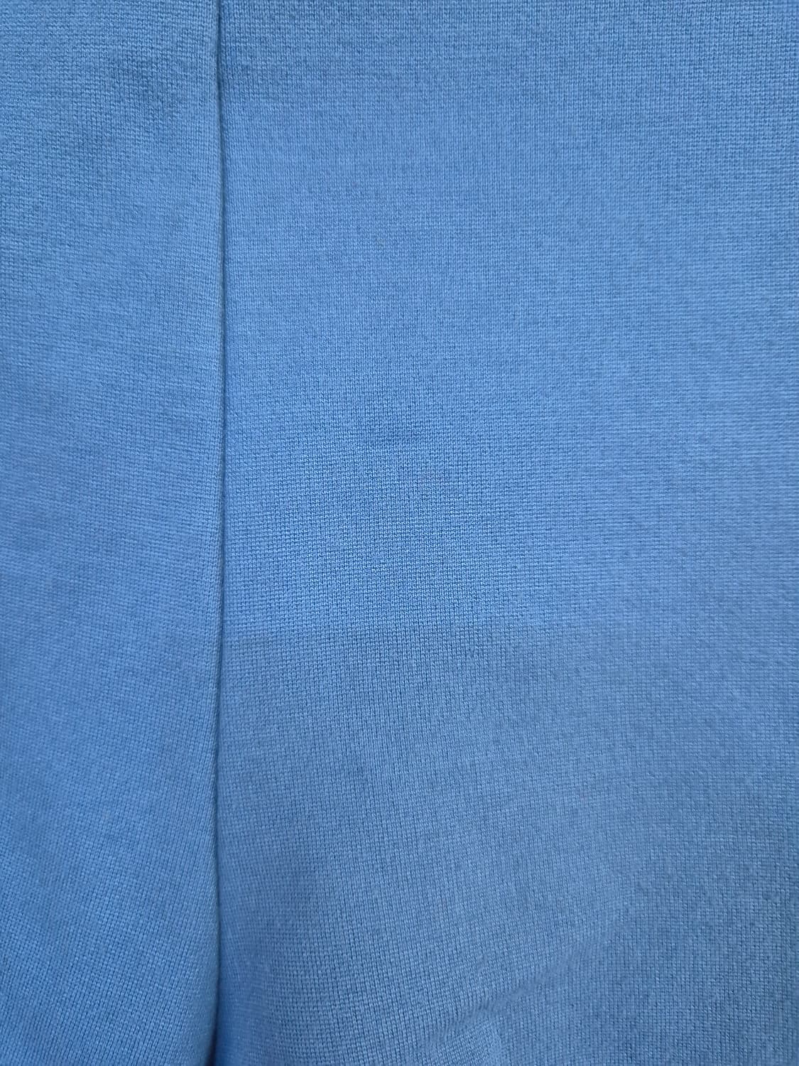 소니아 블루 색상 옆지퍼 반바지 상품이미지4