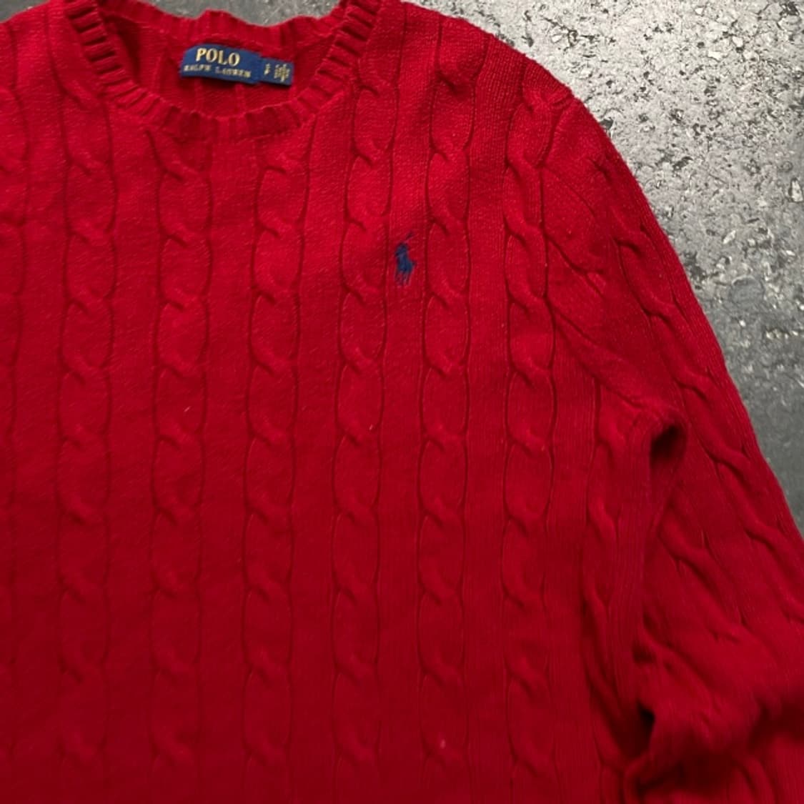 90-95 폴로 랄프로렌 꽈배기 니트 상품이미지2