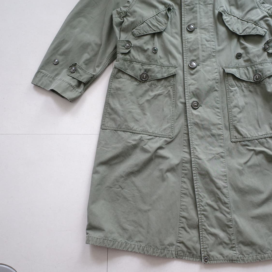 50년대 한국전쟁 해병대 USMC M-47 피시테일 파카 WALDES 상품이미지3