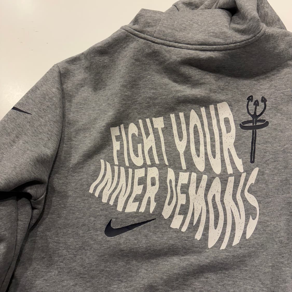 [L] 나이키 데빌 데몬 그레이 후드집업 프린팅 B353 상품이미지10