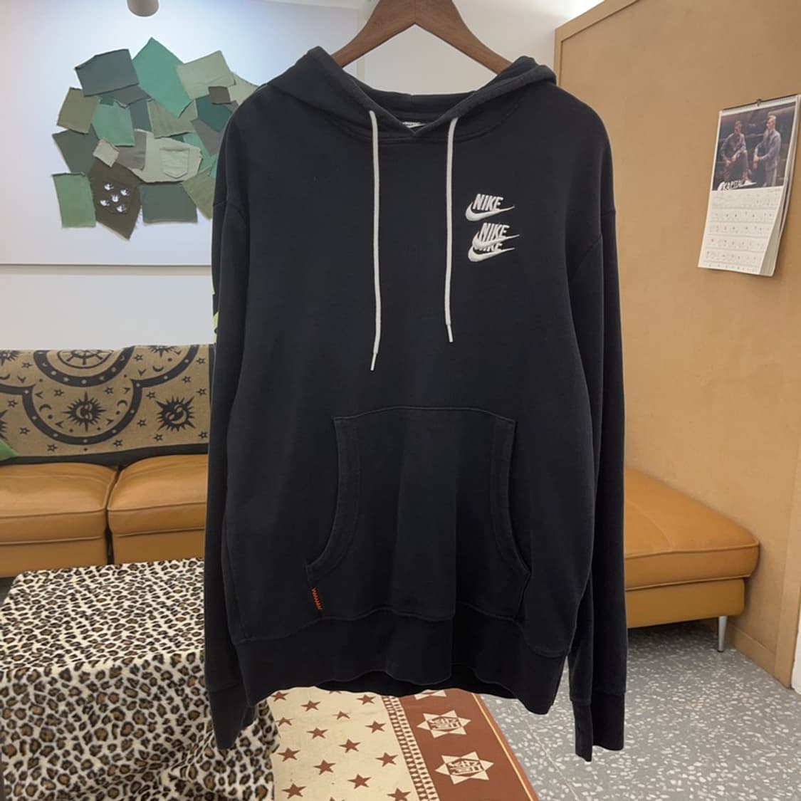 나이키 월드투어 스트릿 힙합 멀티스우시 후드티 L C08781 상품이미지3