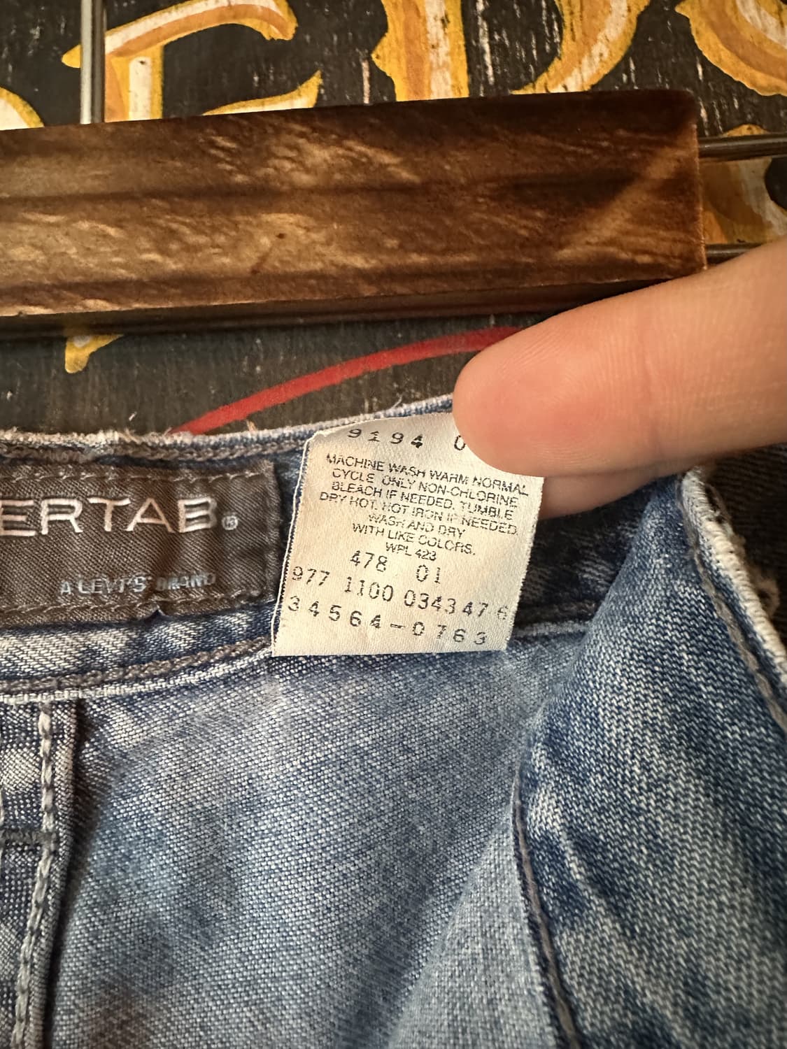 Vintage Levis Silver Tab Denim Pants 상품이미지7
