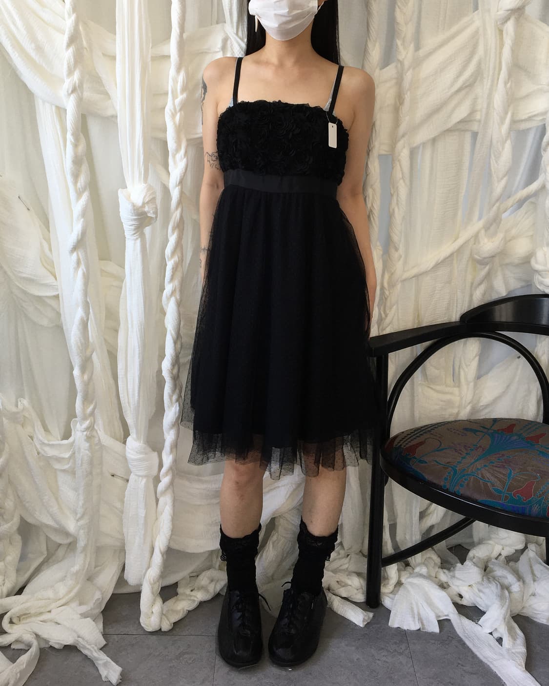 Flower point sleeveless onepiece 상품이미지9