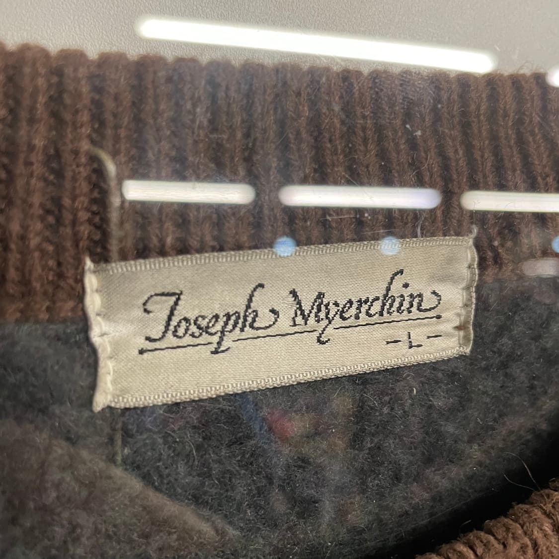 빈티지 자수 라운드 울 니트 상품이미지9