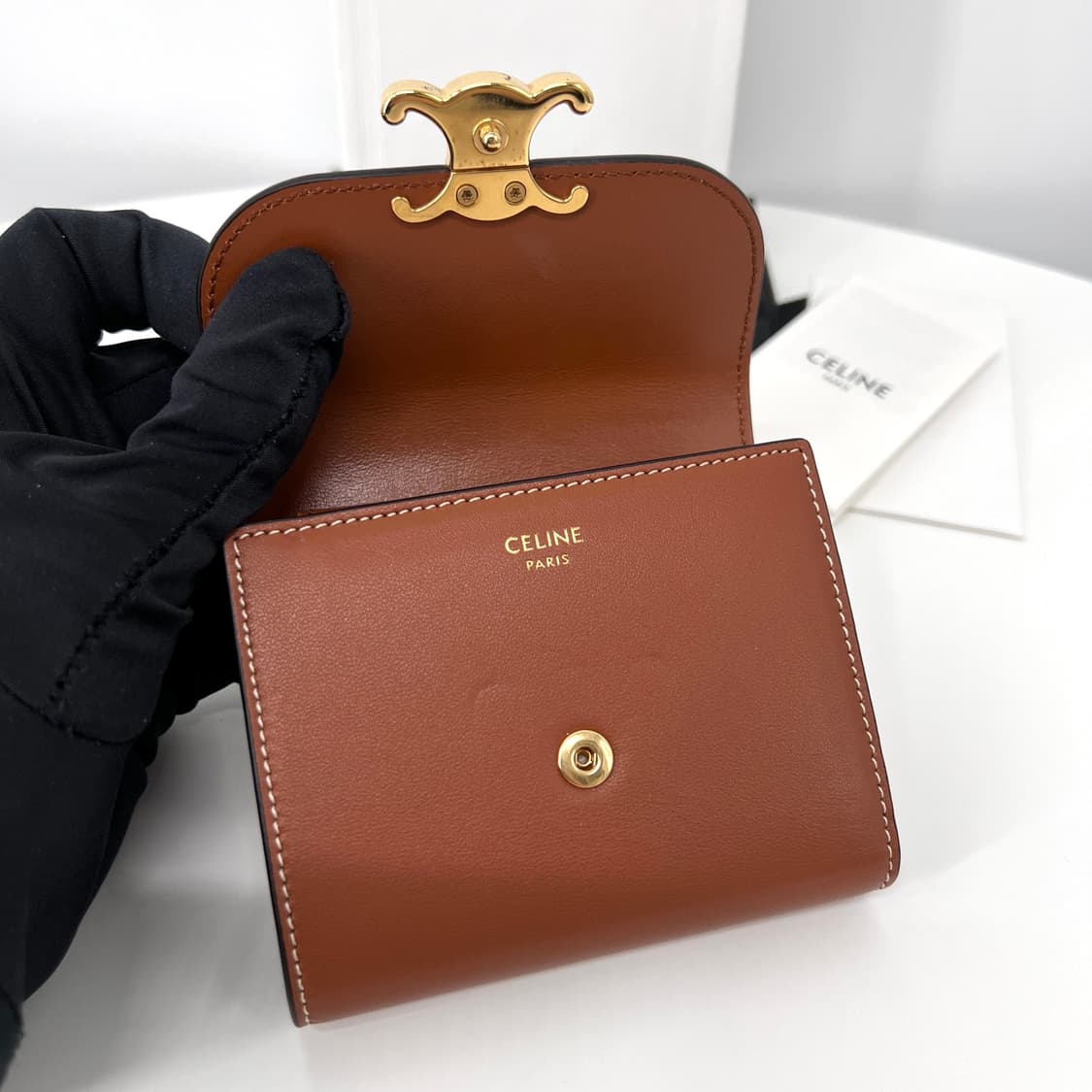 셀린느 트리오페 3단 여성 반지갑 (10D783BZG) 상품이미지8