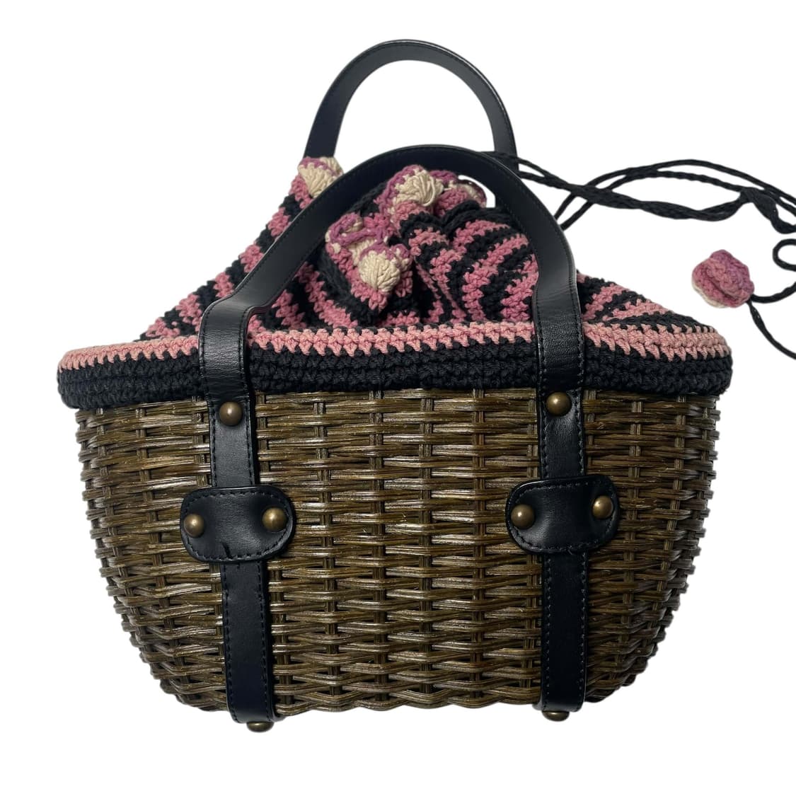 Sonia rykiel 라탄 니트 백 상품이미지6