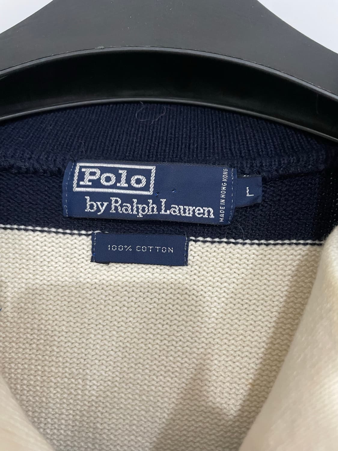 빈티지 폴로 랄프로렌 스트라이프 니트 L 상품이미지3