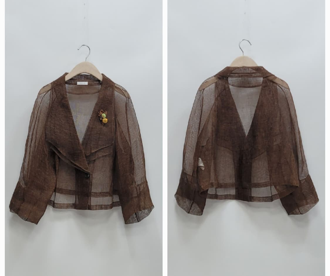 이진옥천연염색공방 린넨 천연염색 개량한복 셋업 / 여 77 (FREE)
 상품이미지3