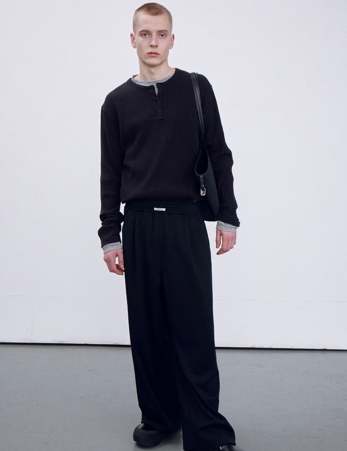 렉토 자카드 헨리넥 L사이즈 상품이미지2