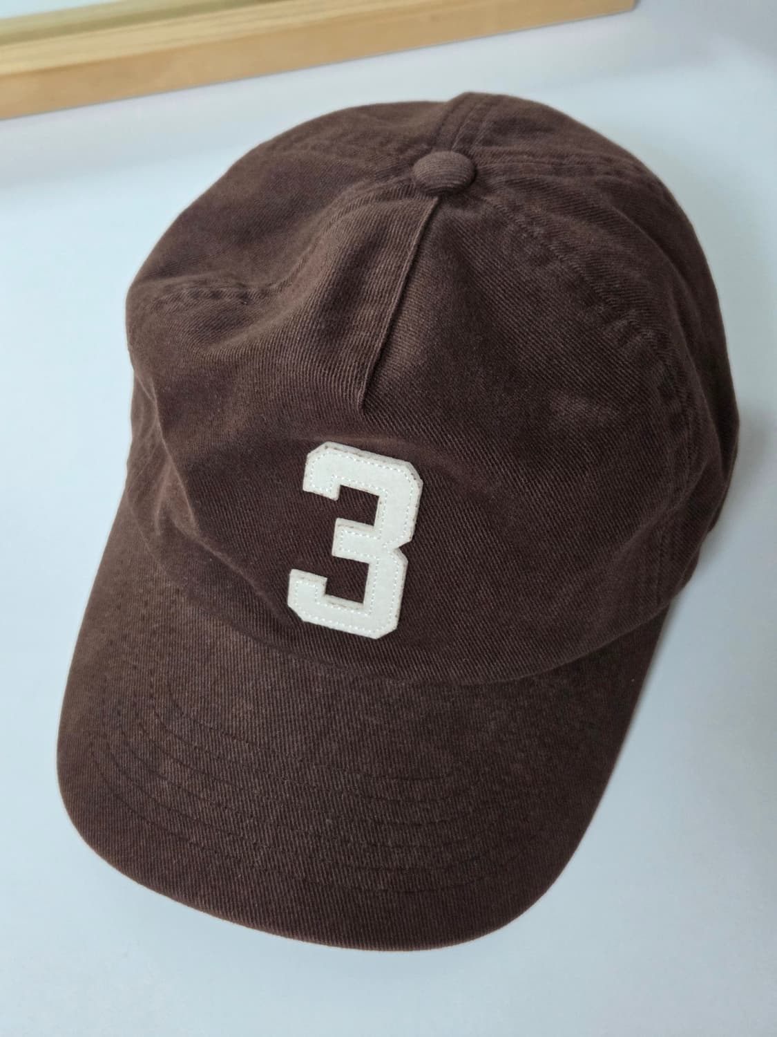 THREE 5 PANEL CAP (BROWN) 상품이미지1