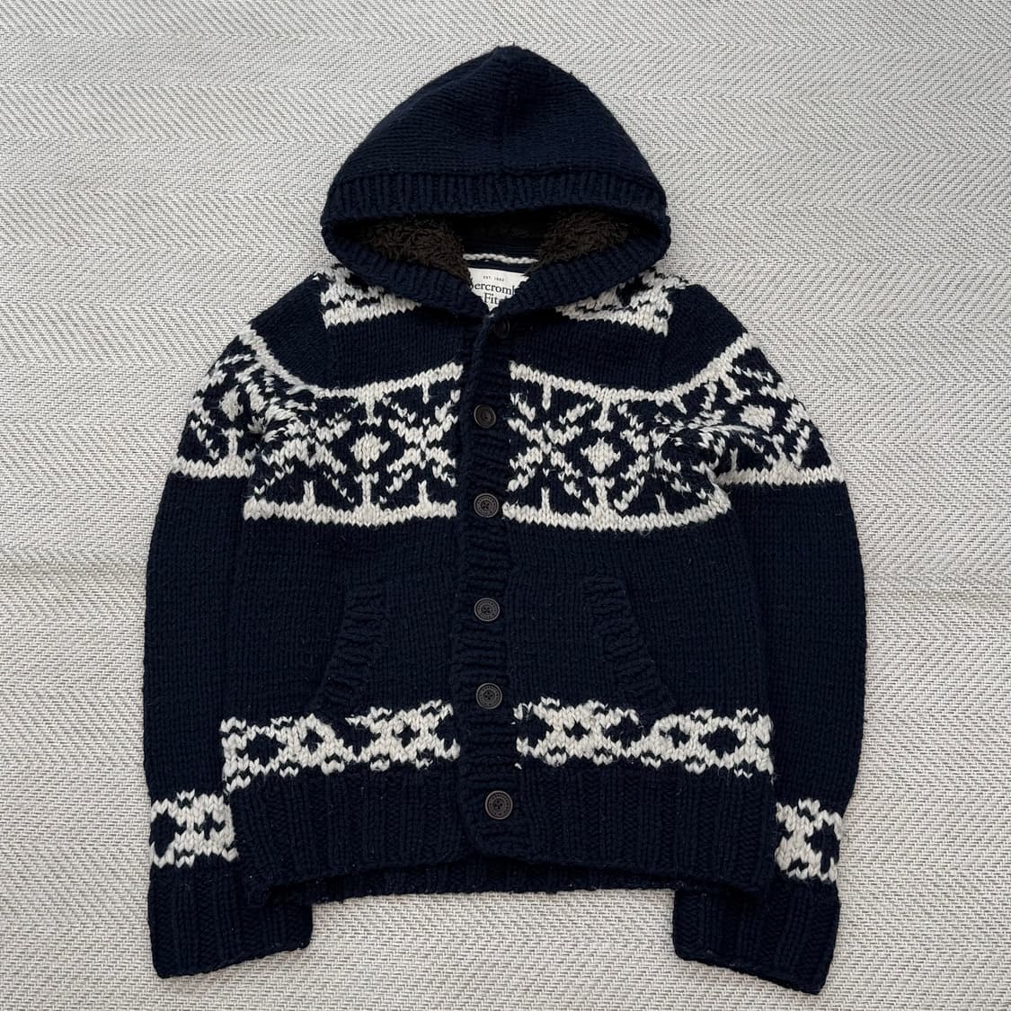 아베크롬비 코위찬 니트 가디건 r2365 상품이미지1