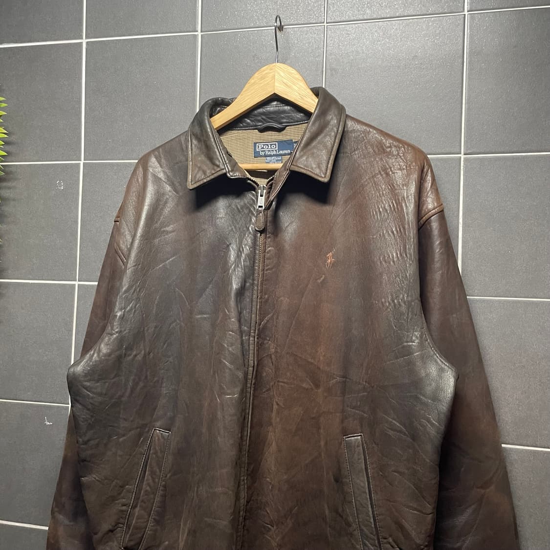 90s 폴로 랄프로렌 맥스웰 양가죽 자켓 상품이미지3