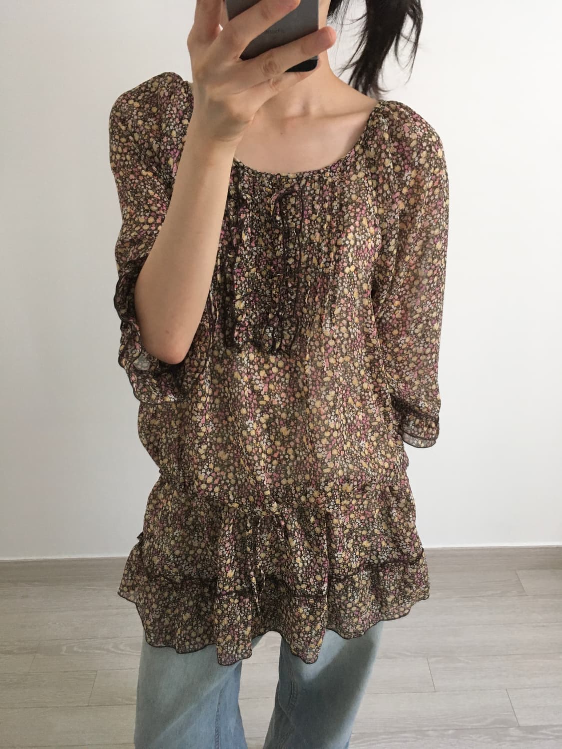 floral mini dress 상품이미지5