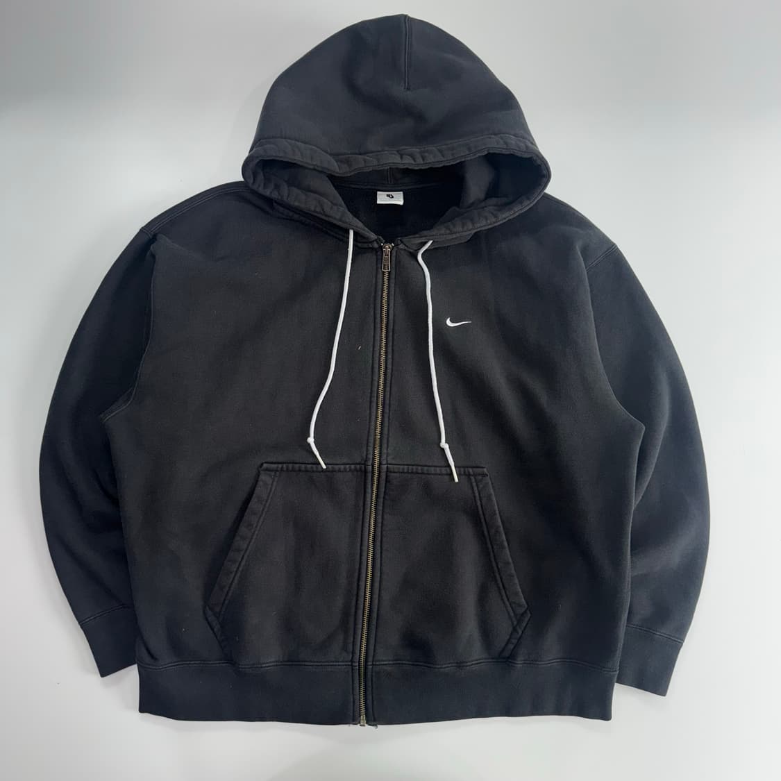 Nike 나이키 스몰로고 블랙 후드집업  상품이미지3