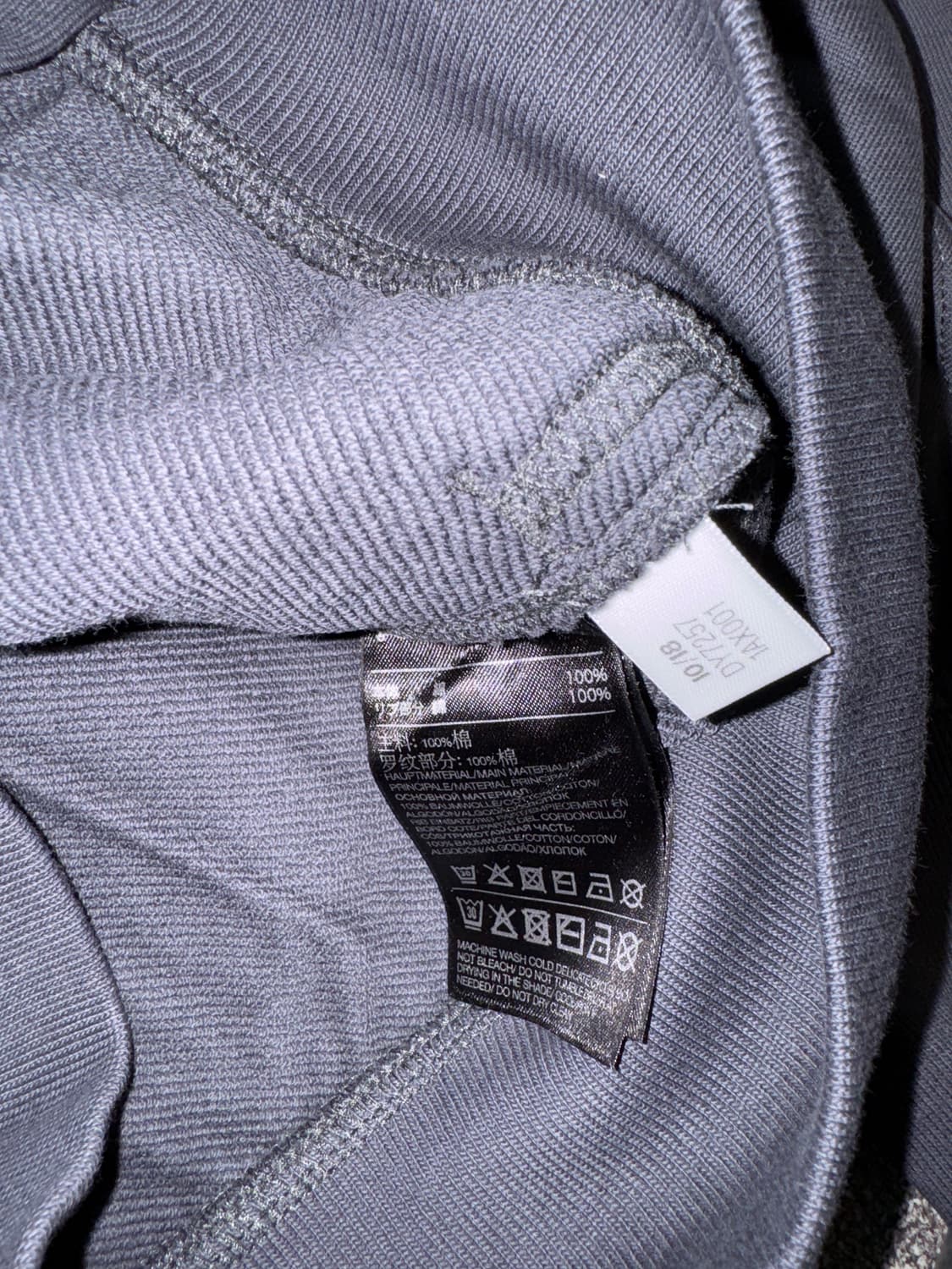 Y-3 요지야마모토 U New Cl 후드 집업 그레이 S 상품이미지7