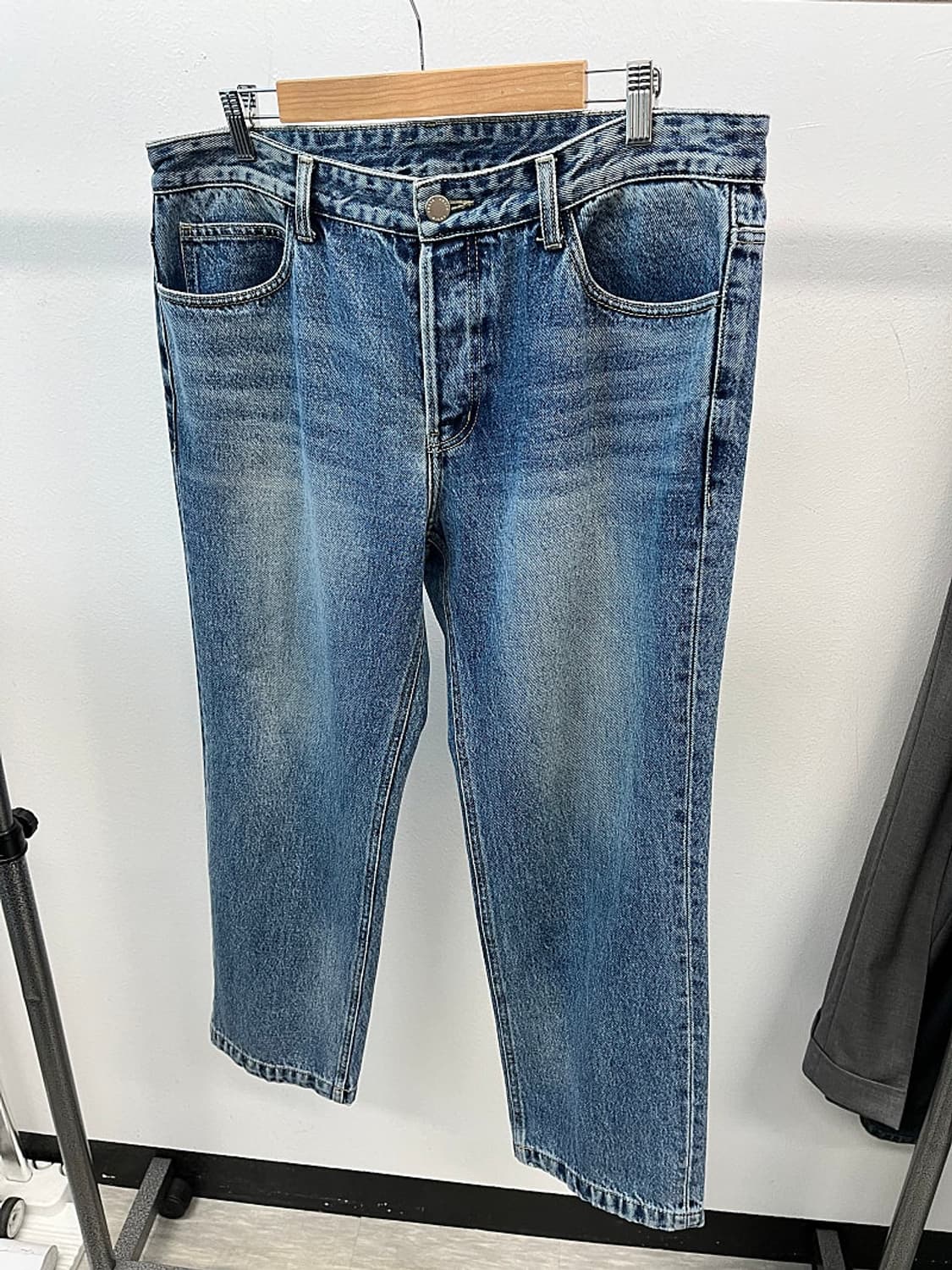 36) 솔리드옴므 중청 와이드진  상품이미지1