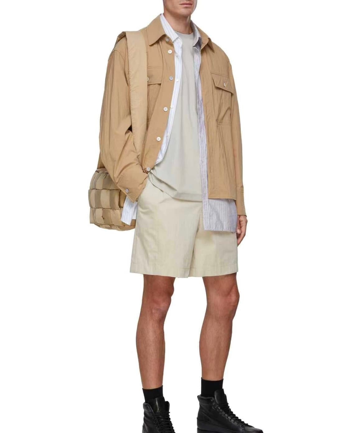 우영미 셔츠 자켓 베이지 상품이미지7