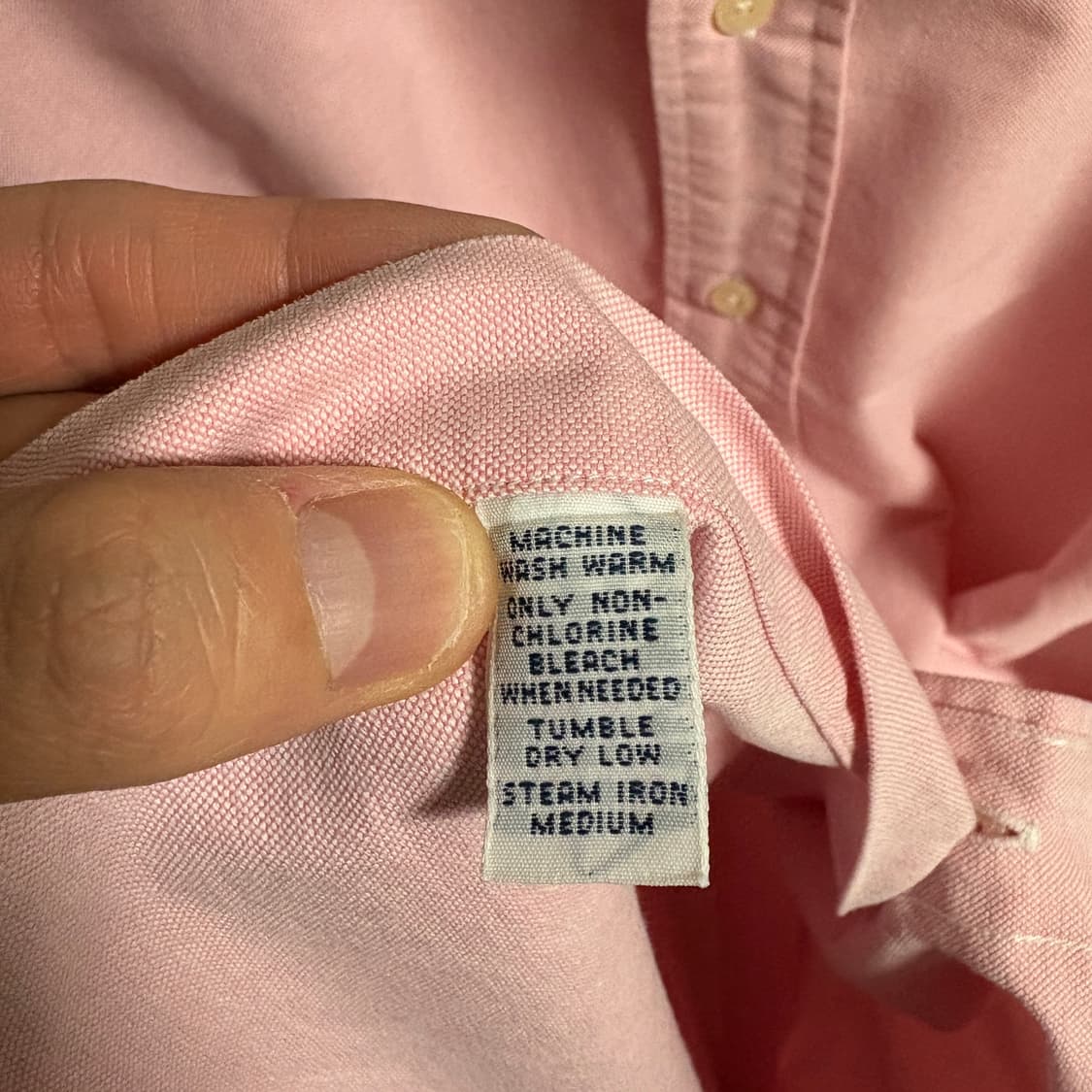 폴로 랄프로렌 블레이크핏 옥스포드 셔츠 / 핑크, M 상품이미지8