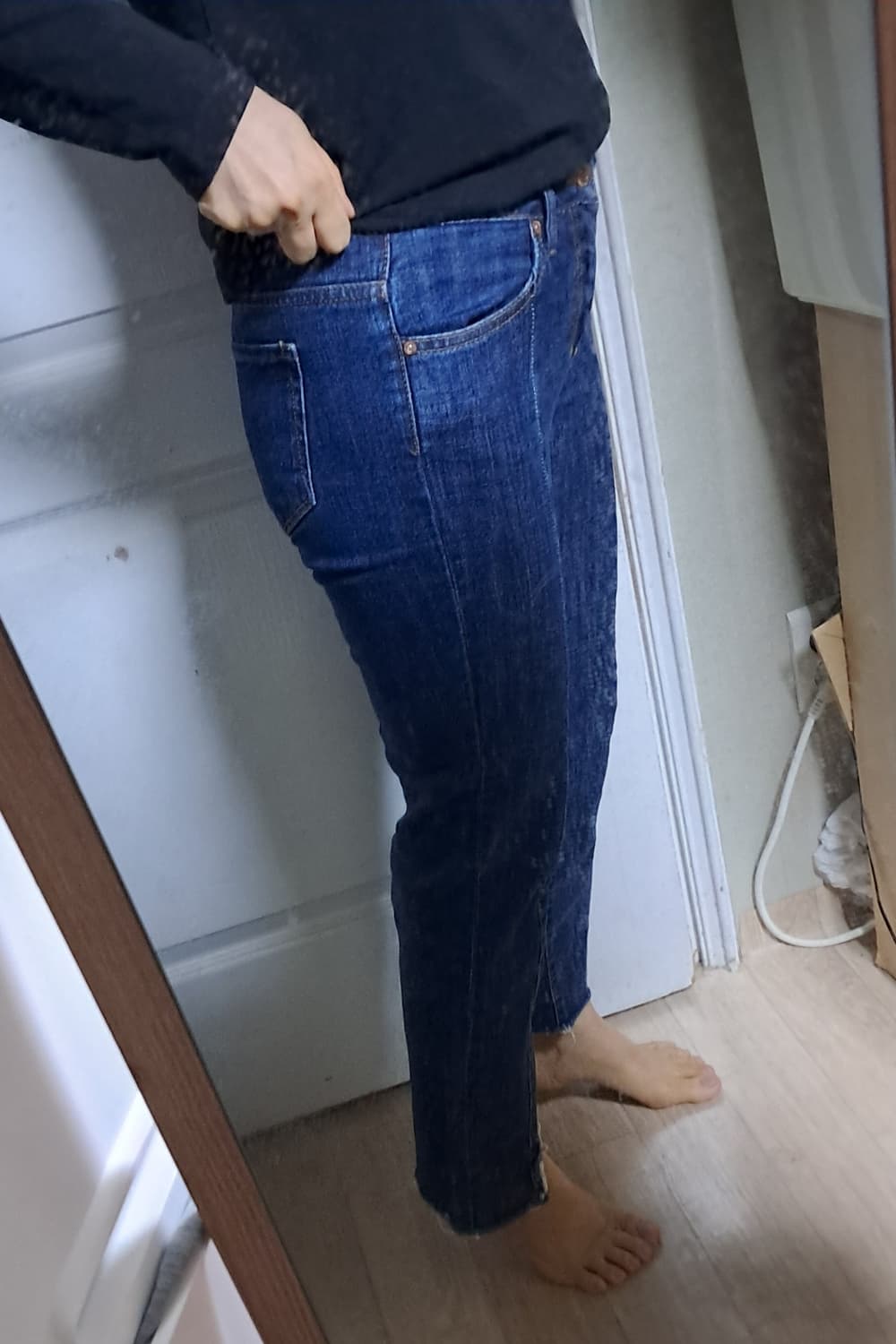 게스 슬림 스트레이트 데님 청바지 27 상품이미지9