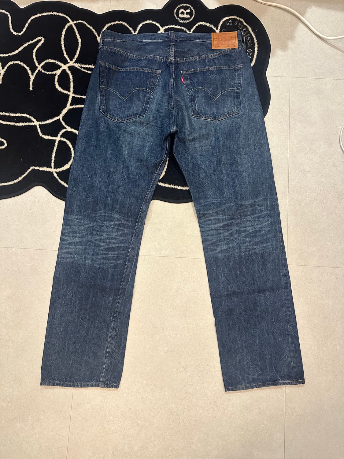 리바이스 LVC 47501 미디엄 워싱 셀비지 데님진 (levis vin 상품이미지7