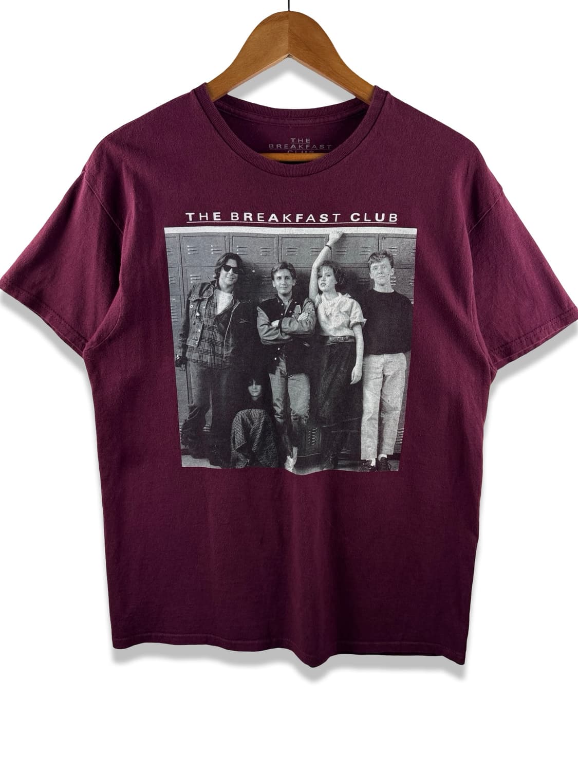 THE BREAKFAST CLUB 조찬클럽 버건디와인 티셔츠3832 상품이미지1