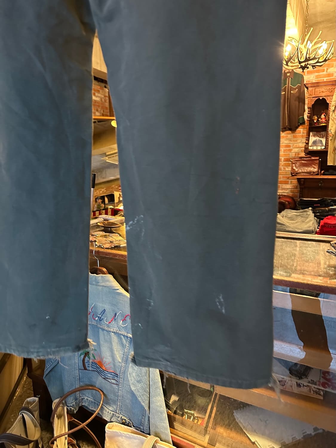 칼하트 MOS 모스그린 더블니 워크 팬츠 상품이미지5