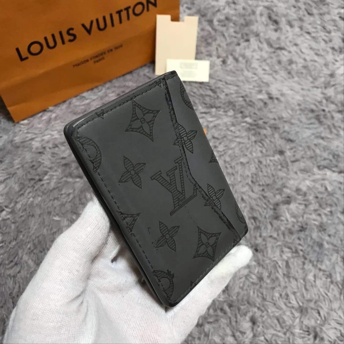 {closet}[풀구성]루이비통 쉐도우 오거나이저 그레이 카드지갑 상품이미지3