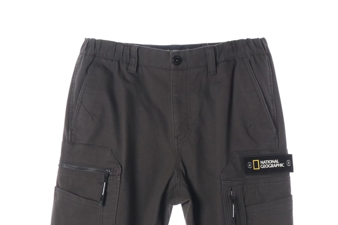 내셔널지오그래픽 헤비코튼 기모안감 카고 팬츠 차콜 86 상품이미지3