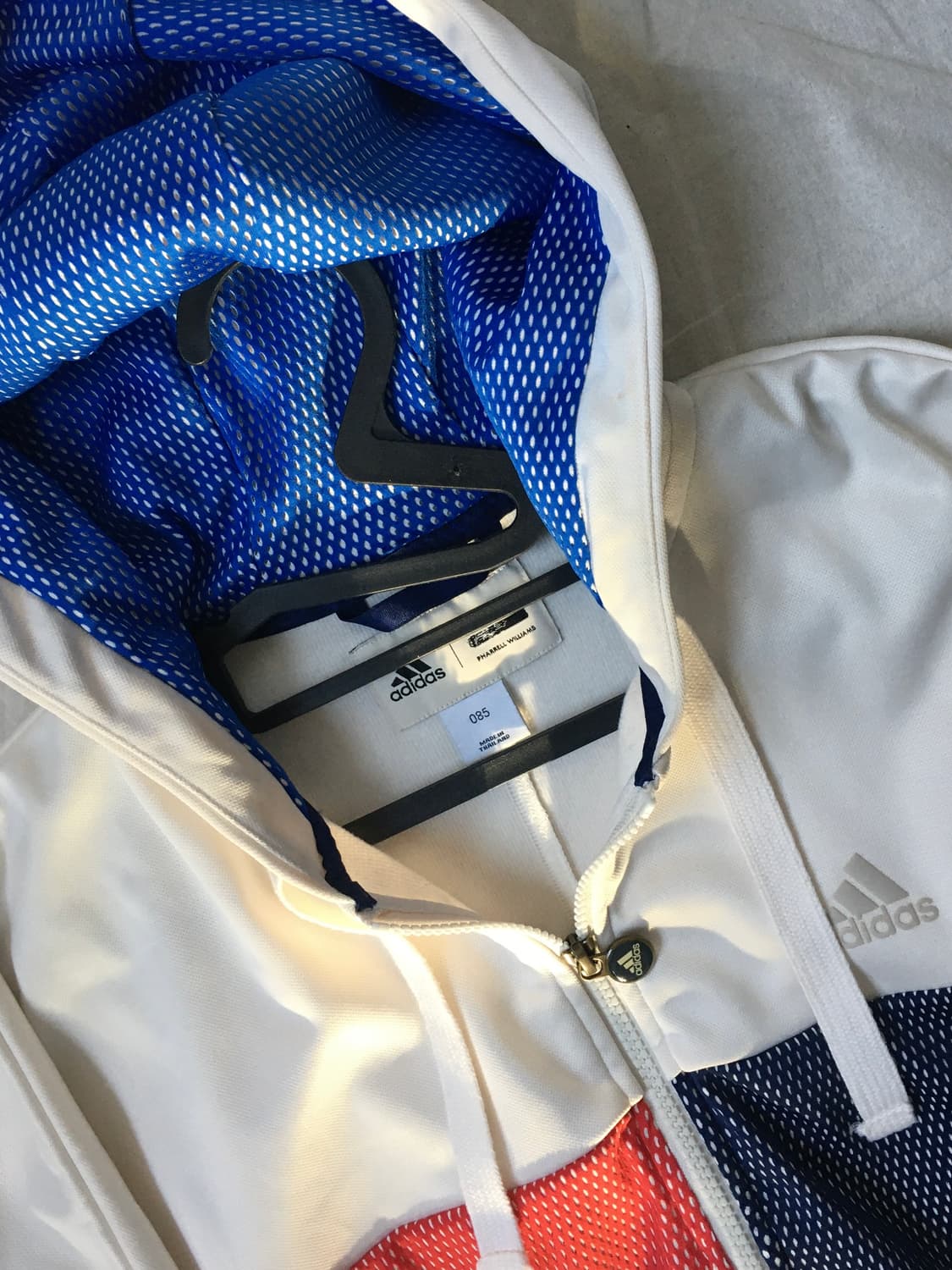 아디다스 배색 메시 후드집업 상품이미지4