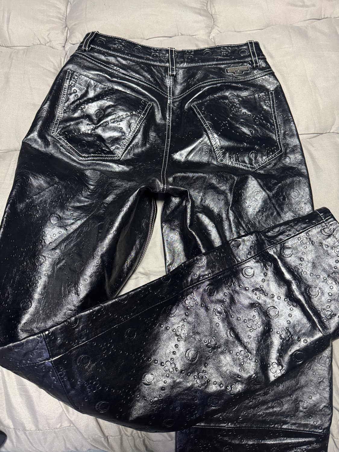 마린세르 송아지가죽 일자핏 팬츠 상품이미지2