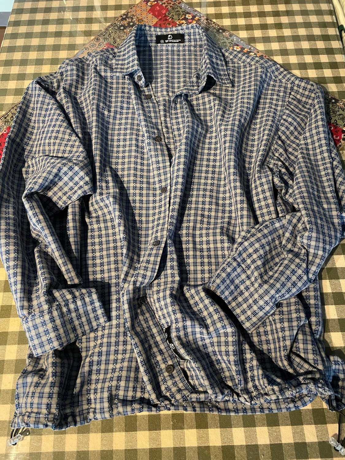 [vintage]Blue check shirt 상품이미지1