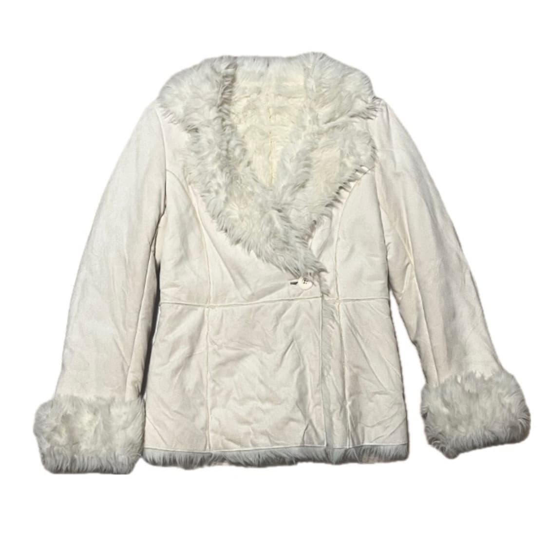 빈티지 아이보리 퍼무스탕 모리갸루 상품이미지1