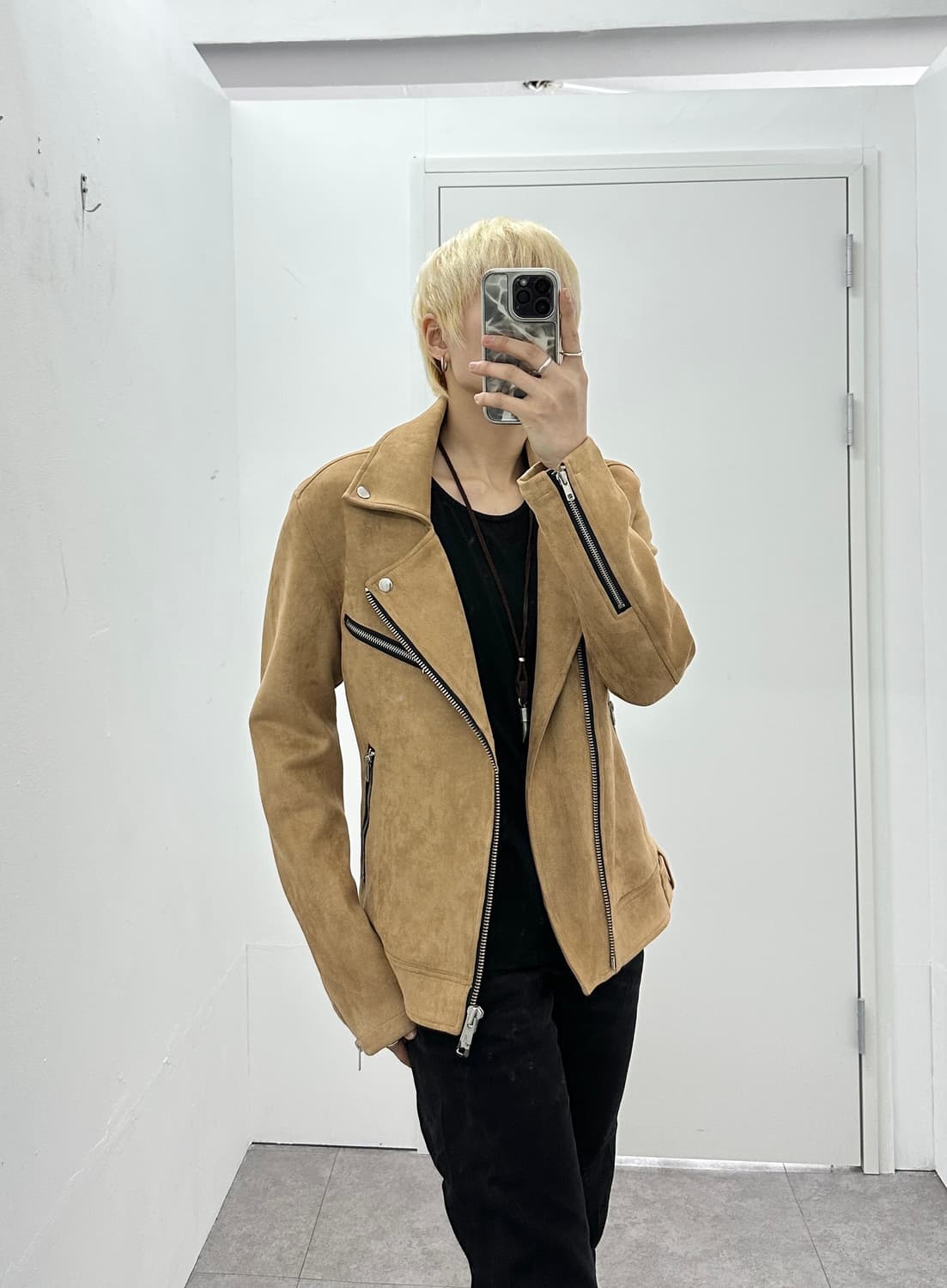 Semantic Design suede rider jacket 상품이미지2