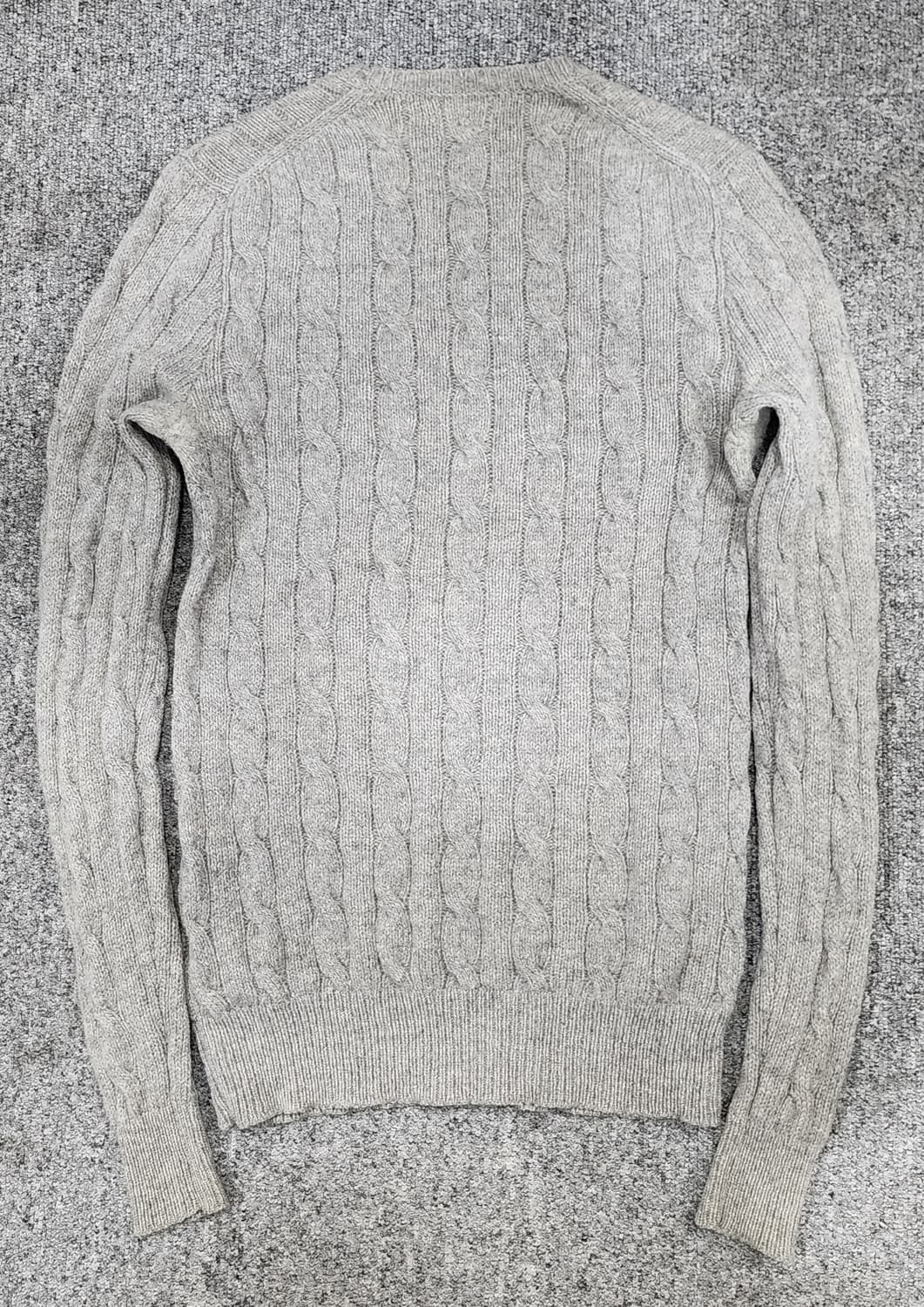 폴로 랄프로렌 꽈배기 울 캐시미어 혼방 케이블 니트 XS 상품이미지2