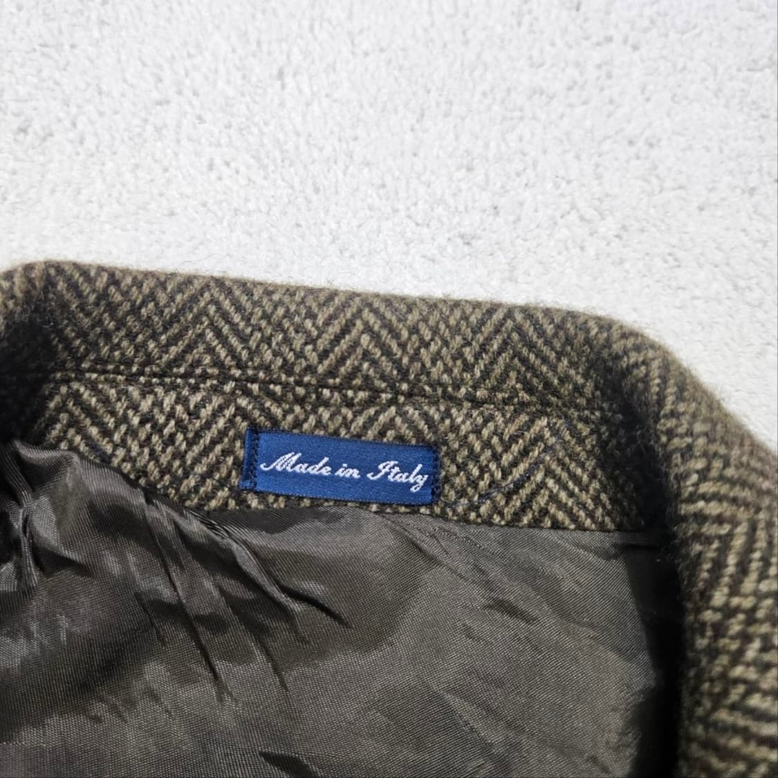 폴로 랄프 로렌 램스울 헤링본 블레이져 M 이태리 메이드 상품이미지6