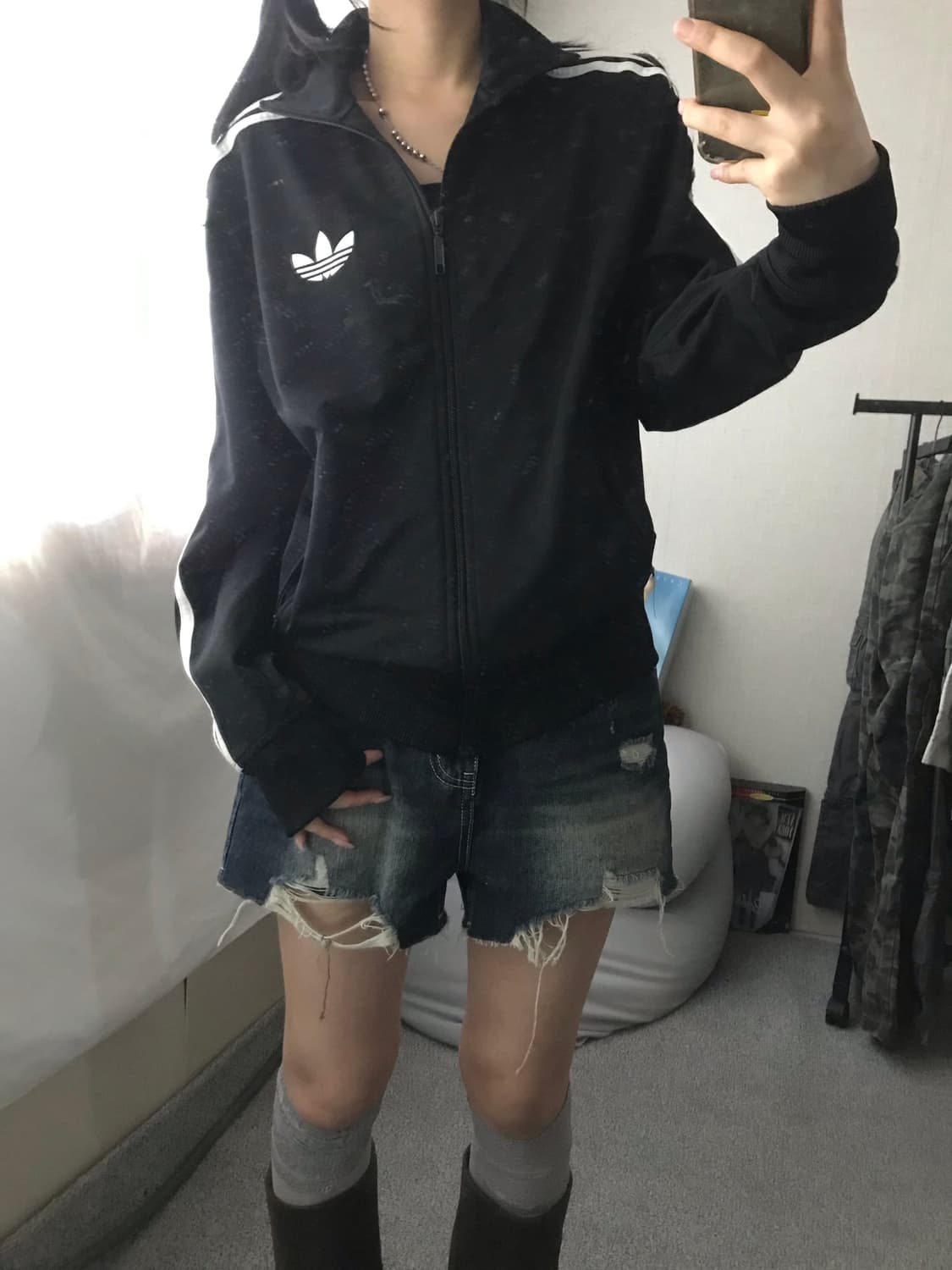 아디다스 블랙 구파이어버드 져지 상품이미지2