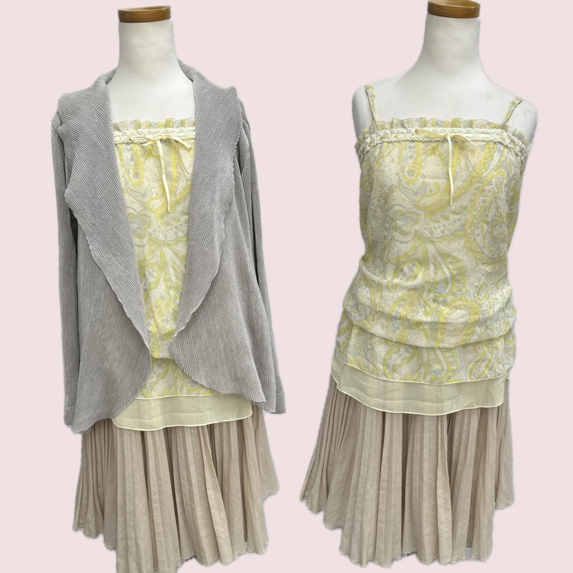 💛하구미의 페어리 모리걸 코디세트💛 페이즐 슬리브리스 로맨틱 러블리 상품이미지2