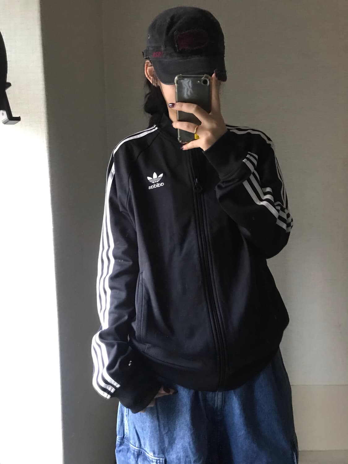 아디다스 검흰 삼선 져지 상품이미지2