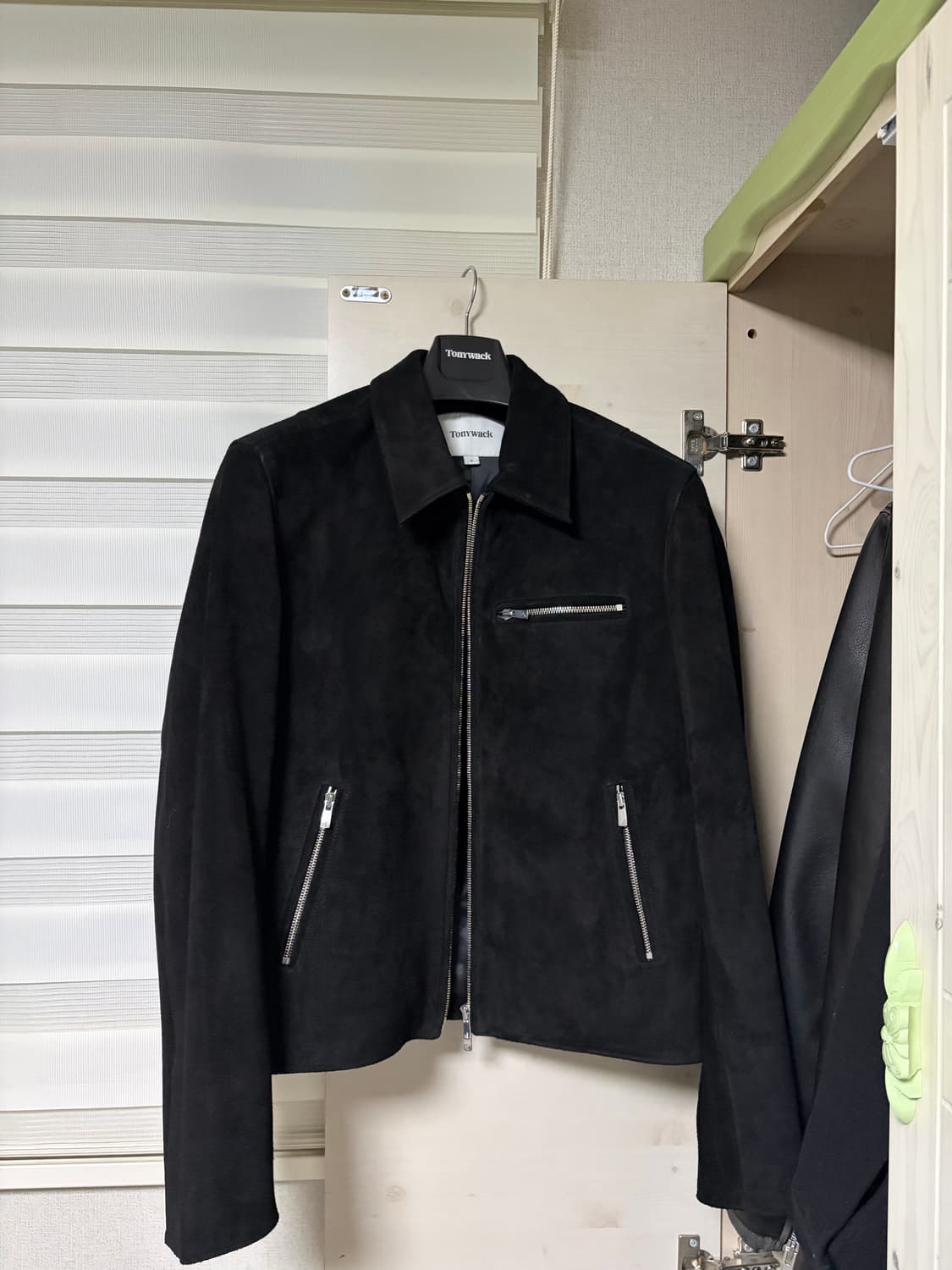 토니웩 스웨이드 집업 블루종 상품이미지3