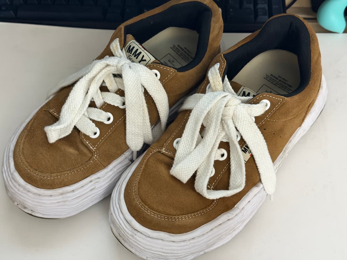 급처 미하라 야스히로 올리버 스웨이드 브라운 카멜 eu 42 상품이미지4